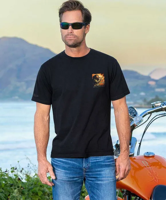 T-Shirts>Crazy Shirts Bob Marley One Love - Black Short Sleeve Crewneck T-Shirt