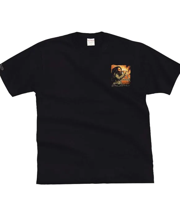 T-Shirts>Crazy Shirts Bob Marley One Love - Black Short Sleeve Crewneck T-Shirt