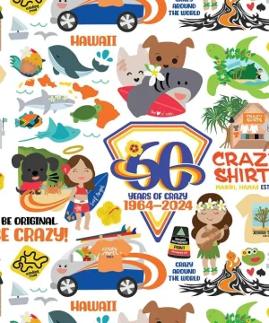 Trinkets>Crazy Shirts Eden In Love X 60Th Anniversary Dumpling Bag