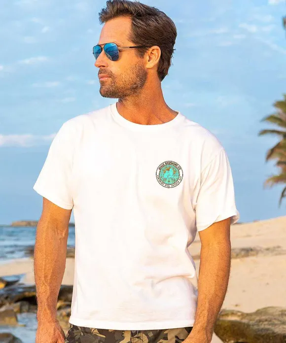 T-Shirts>Crazy Shirts Maui Brewing Co Sunshine Girl - White Short Sleeve Crewneck T-Shirt