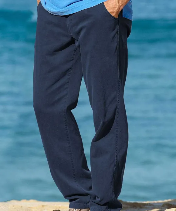 Pants>Crazy Shirts Navy Twill Pants