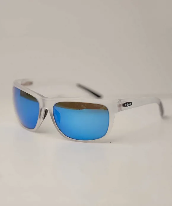 Sunglasses>Crazy Shirts Revo Enzo Matt Crystal/H2O Heritage Blue - Sunglasses