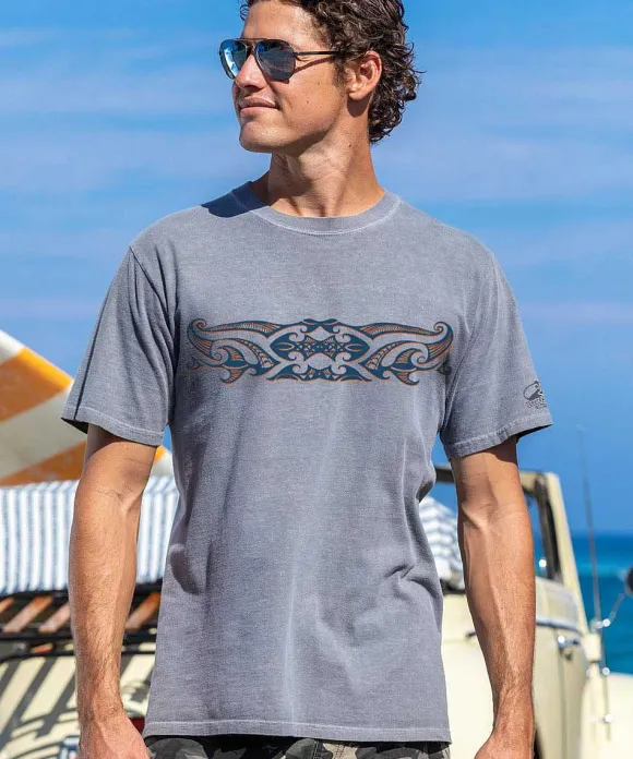 T-Shirts>Crazy Shirts T Nani Eono - Crater Dyed® Short Sleeve Crewneck T-Shirt